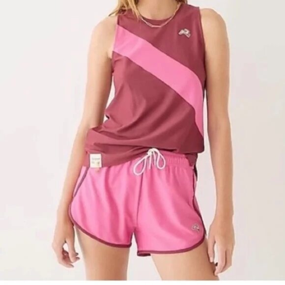 Tracksmith X J.Crew Van Cortlandt Singlet - Pink Dahlia/Beet- NWT - Medium - Picture 1 of 7